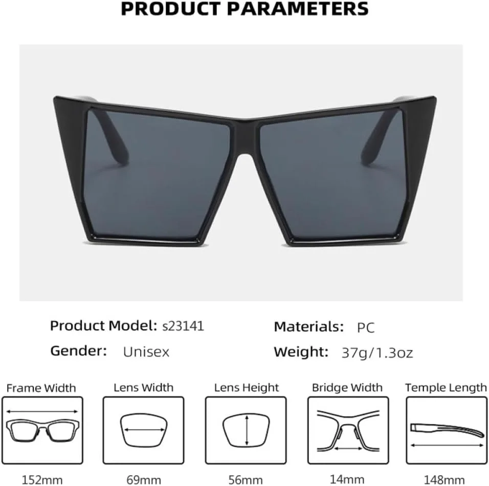 Большие солнцезащитные очки «кошачий глаз» для женщин и мужчин, роскошные, модные, яркие, в стиле ретро, винтажные, с защитой от УФ-излучения UV400 LVTFCO, Black
Большие солнцезащитные очки «кошачий глаз» для женщин и мужчин, роскошные, модные, яркие, в стиле ретро, винтажные, с защитой от УФ-излучения UV400 LVTFCO, Black