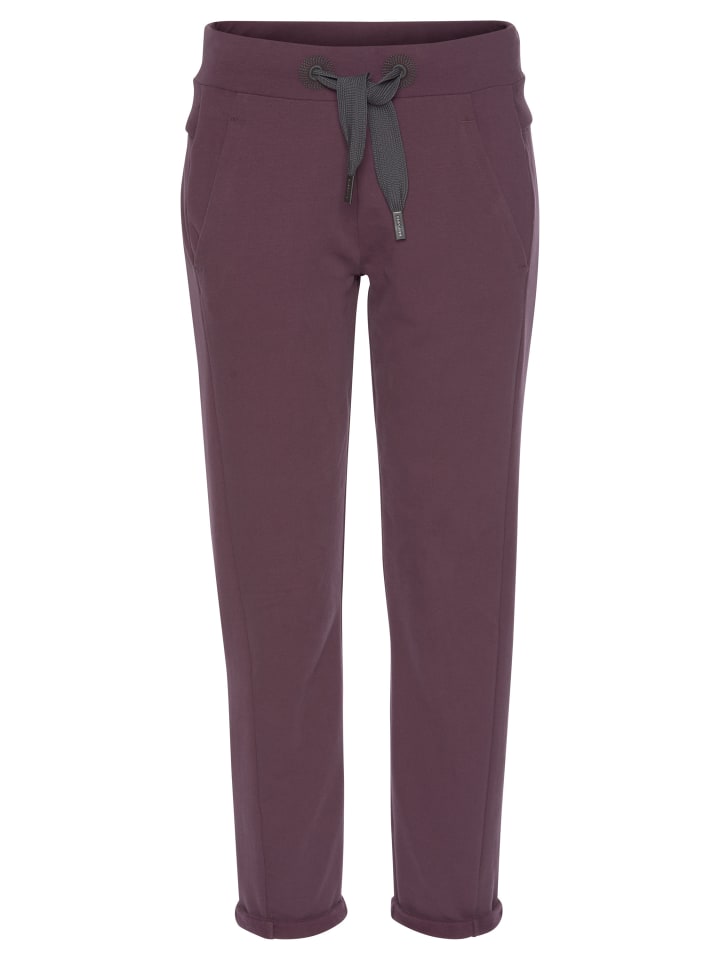 Спортивные брюки цвета баклажана ELBSAND
Спортивные брюки цвета баклажана ELBSAND