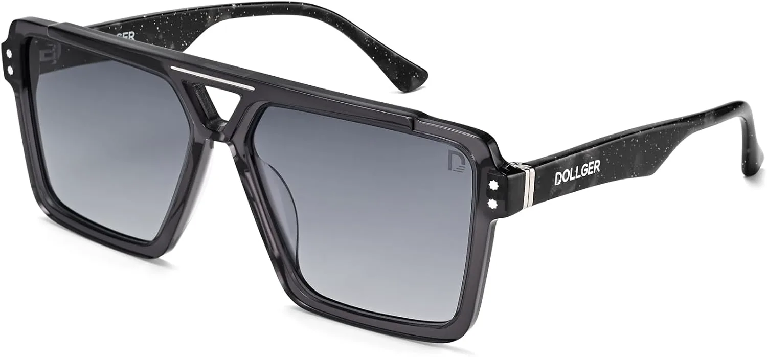 Модные большие поляризованные квадратные солнцезащитные очки для мужчин и женщин – стильные очки с защитой от УФ-излучения D1240309 Dollger, Transparent Dark Gray
Модные большие поляризованные квадратные солнцезащитные очки для мужчин и женщин – стильные очки с защитой от УФ-излучения D1240309 Dollger, Transparent Dark Gray