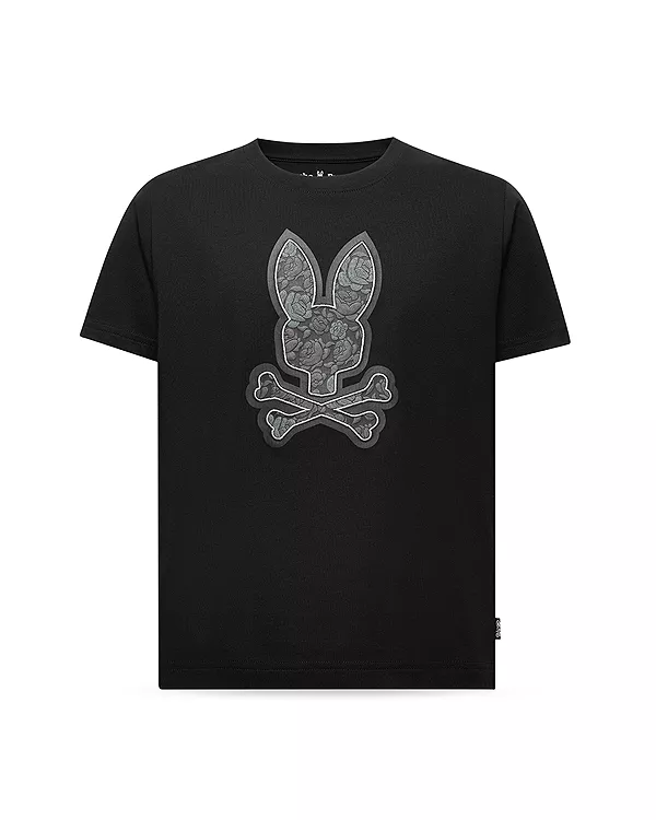 Детская футболка с рисунком кролика Роуэн - для малышей и для взрослых. Psycho Bunny, черный
Детская футболка с рисунком кролика Роуэн - для малышей и для взрослых. Psycho Bunny, черный