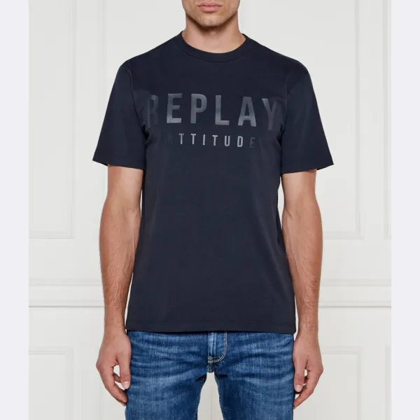 Футболка стандартного кроя Replay, синий
Футболка стандартного кроя Replay, синий
