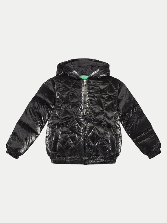 Пуховик стандартного кроя United Colors Of Benetton, черный
Пуховик стандартного кроя United Colors Of Benetton, черный