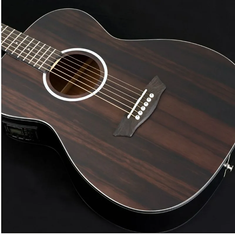 Акустическая гитара Washburn DFEFE-U Deep Forest Folk Acoustic/Electric Guitar. Striped Ebony 
Акустическая гитара Washburn DFEFE-U Deep Forest Folk Acoustic/Electric Guitar. Striped Ebony