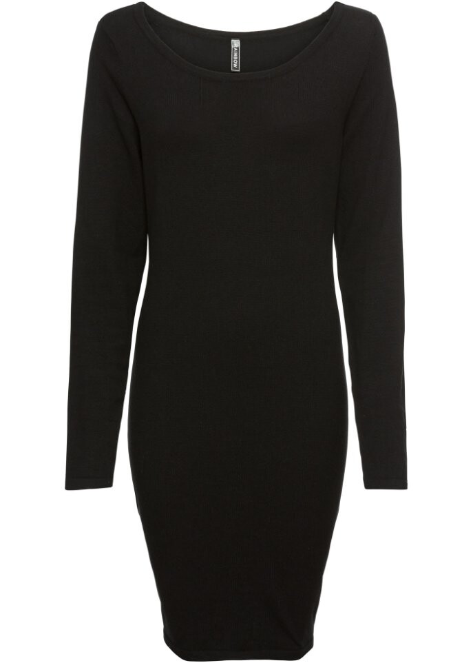 Трикотажное платье повседневного кроя Rainbow, черный
Трикотажное платье повседневного кроя Rainbow, черный