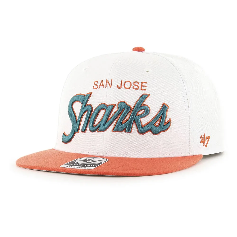 Бейсболка капитана команды «Сан-Хосе Шаркс» (NHL), 47, двухцветная, с надписью сбоку, белый
Бейсболка капитана команды «Сан-Хосе Шаркс» (NHL), 47, двухцветная, с надписью сбоку, белый