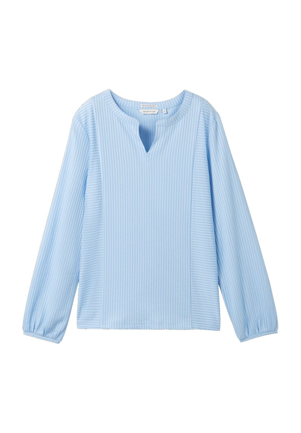 Женская полосатая рубашка с длинными рукавами и разрезом на шее TOM TAILOR, цвет Blue White
Женская полосатая рубашка с длинными рукавами и разрезом на шее TOM TAILOR, цвет Blue White