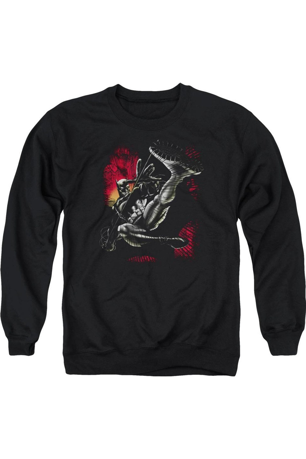 Толстовка Batman Kick Swing для взрослых с круглым вырезом Gildan, черный
Толстовка Batman Kick Swing для взрослых с круглым вырезом Gildan, черный