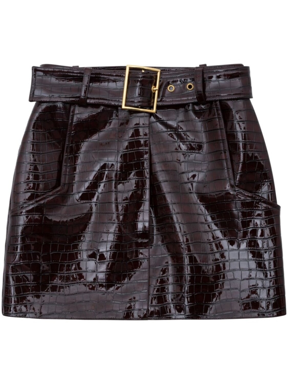 Rowen Rose юбка мини с поясом, красный 
Rowen Rose юбка мини с поясом, красный