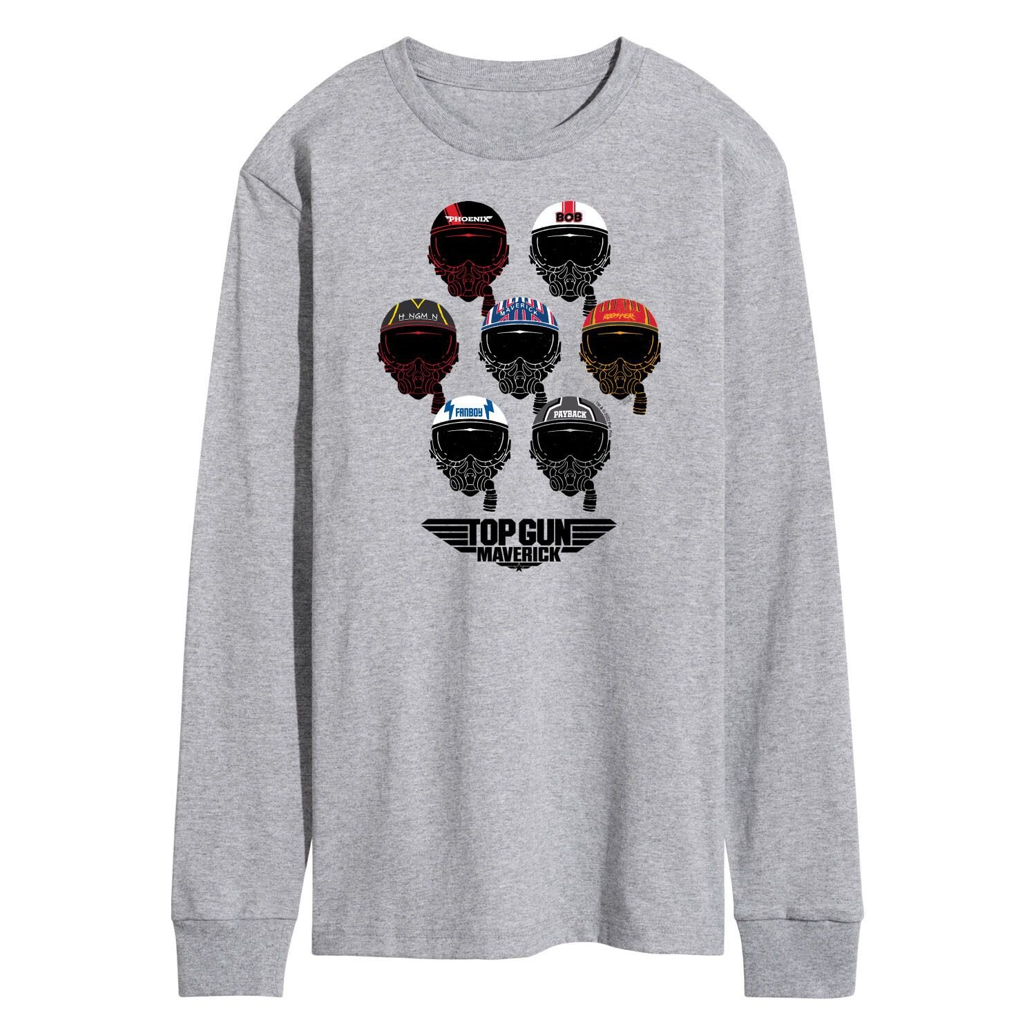 Мужская футболка Top Gun Maverick Aviator Helmets с длинными рукавами Licensed Character
Мужская футболка Top Gun Maverick Aviator Helmets с длинными рукавами Licensed Character