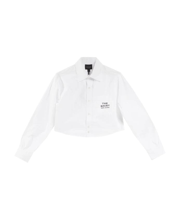 Укороченная женская рубашка белого цвета Marc Jacobs, белый
Укороченная женская рубашка белого цвета Marc Jacobs, белый