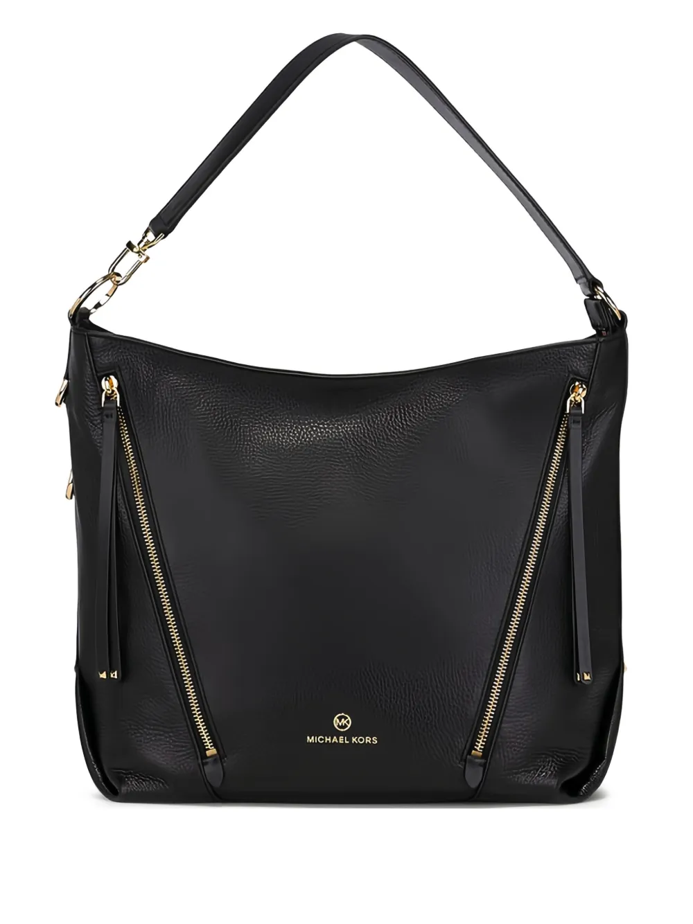 Большая сумка на плечо с молнией Michael Michael Kors, черный
Большая сумка на плечо с молнией Michael Michael Kors, черный