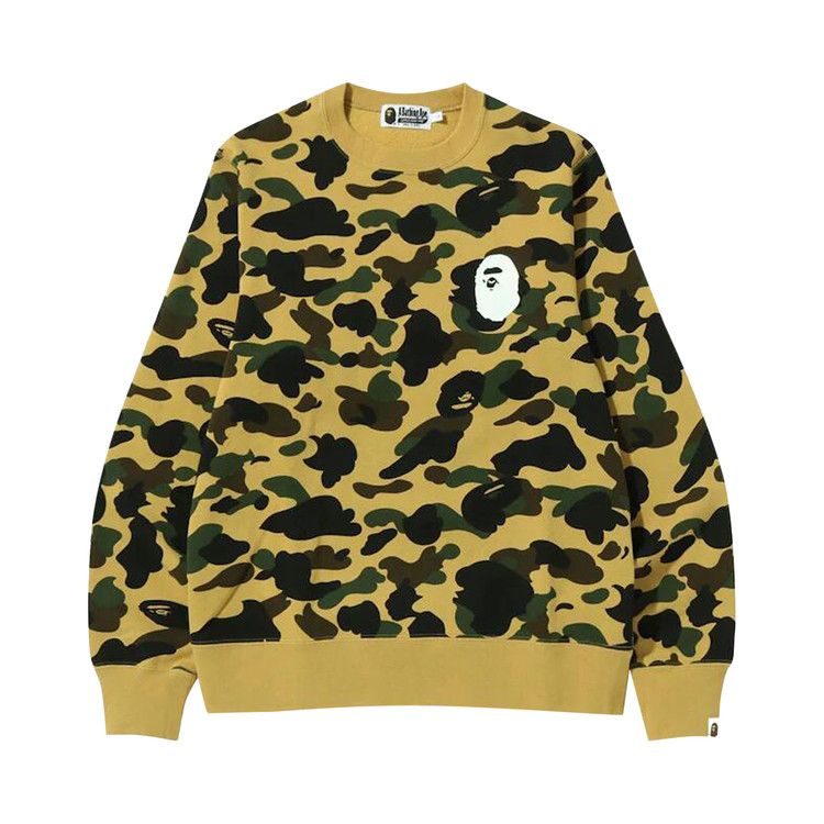 Свитер BAPE 1st Camo Small Ape Head Crewneck, Yellow
Свитер BAPE 1st Camo Small Ape Head Crewneck, Yellow
