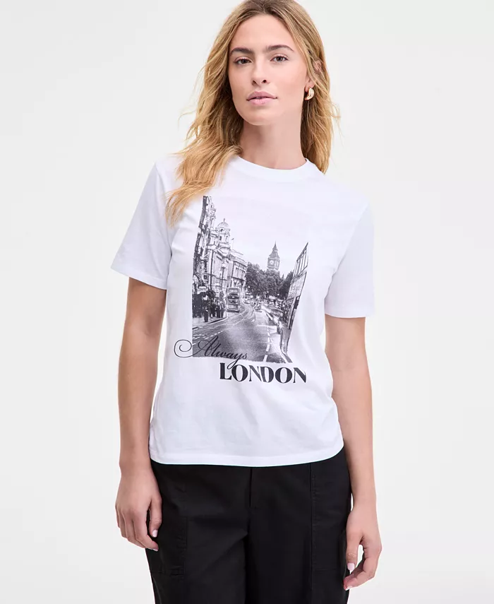 Женская футболка с принтом «Лондон» On 34th, белый
Женская футболка с принтом «Лондон» On 34th, белый