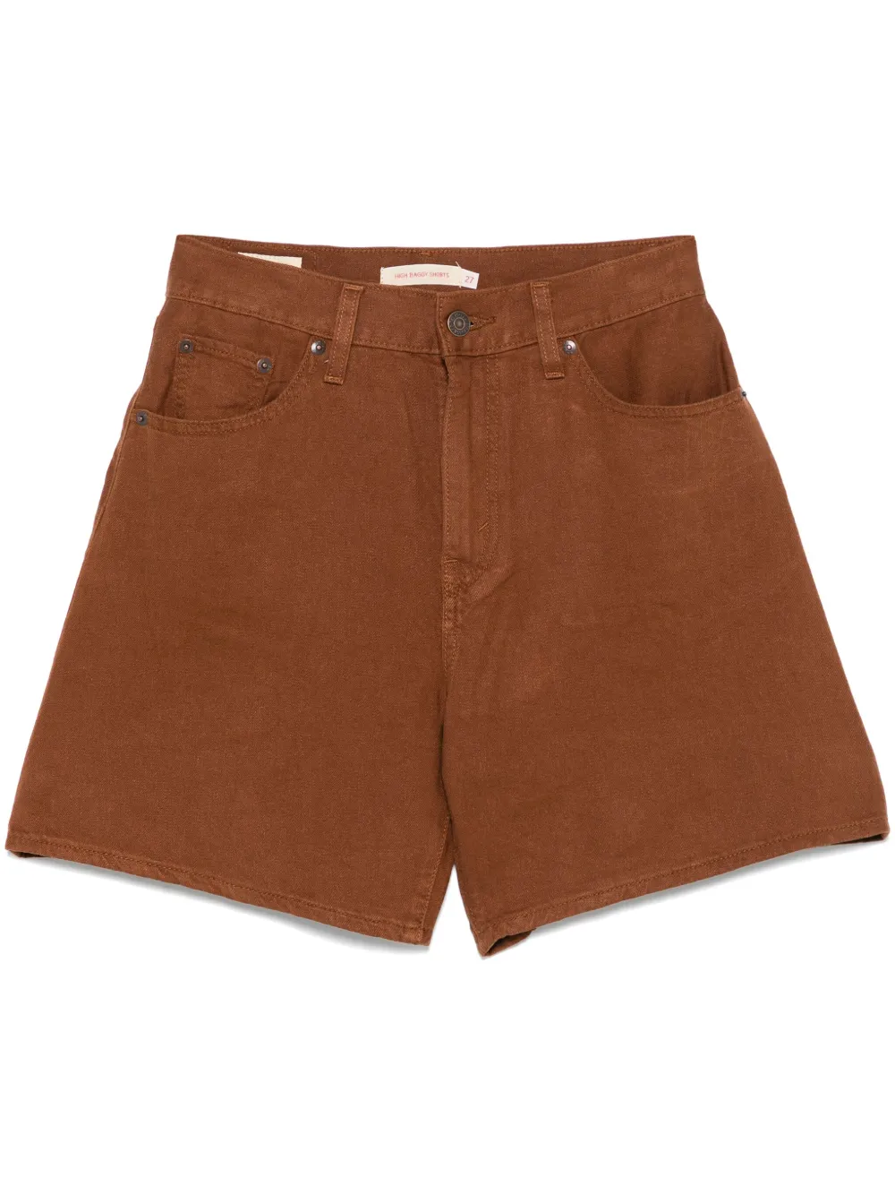 Шорты с завышенной талией Levi's, коричневый 
Шорты с завышенной талией Levi's, коричневый