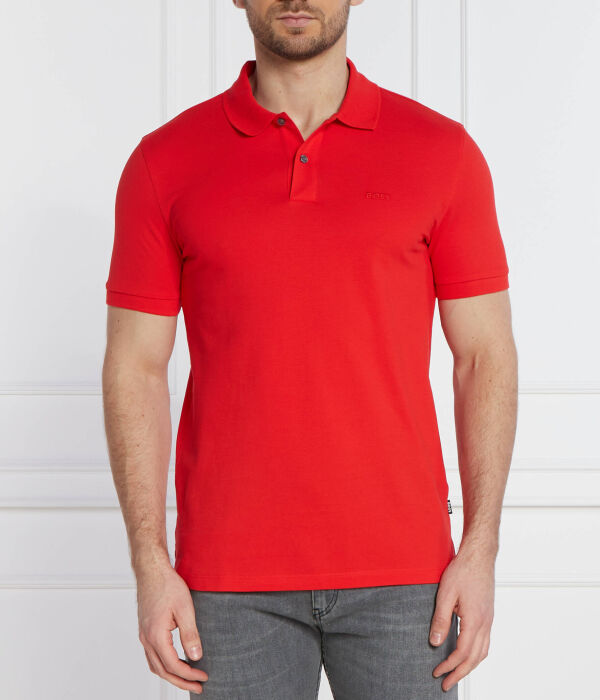 Поло мужское Boss однотонное, красный
Поло мужское Boss однотонное, красный