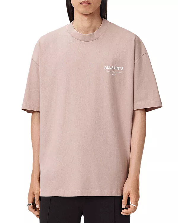 Футболка оверсайз с логотипом Xander Allsaints, розовый
Футболка оверсайз с логотипом Xander Allsaints, розовый