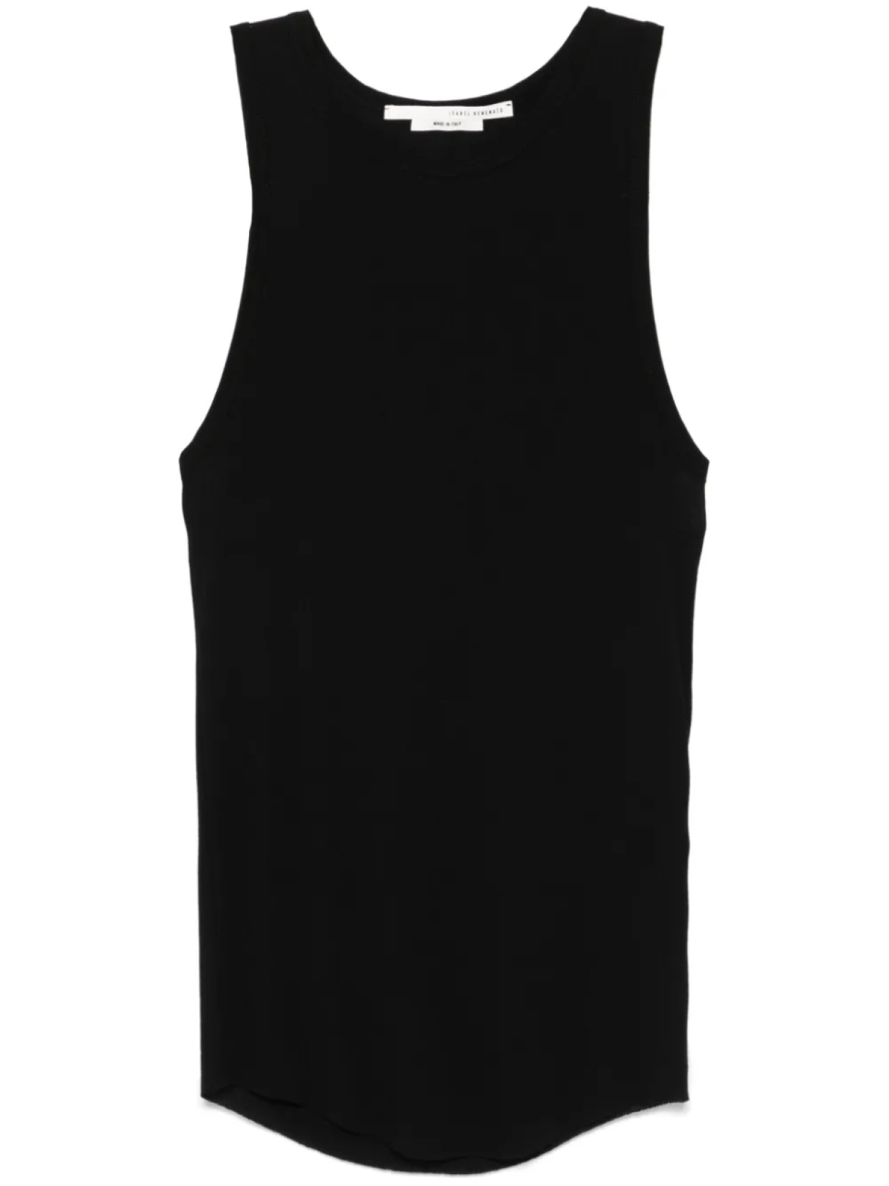 Майка Isabel Benenato в мелкий рубчик, черный 
Майка Isabel Benenato в мелкий рубчик, черный