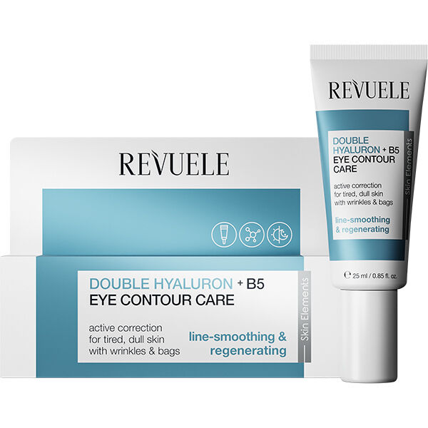 Многофункциональный крем для кожи вокруг глаз, 25 мл Revuele Double hyaluron + b5 eye contour care
Многофункциональный крем для кожи вокруг глаз, 25 мл Revuele Double hyaluron + b5 eye contour care