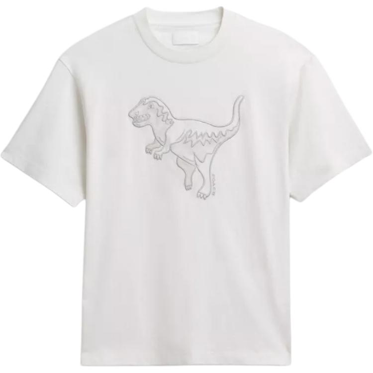 COACH Футболка Rexy Unisex белая, Белый, COACH Футболка Rexy Unisex белая
COACH Футболка Rexy Unisex белая, Белый, COACH Футболка Rexy Unisex белая