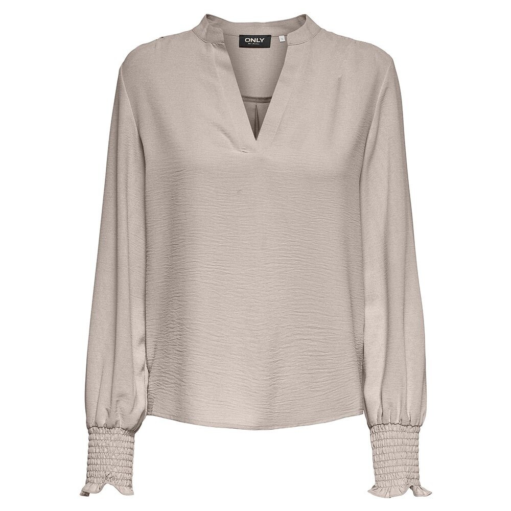 Блуза с длинным рукавом Only Mette V, бежевый
Блуза с длинным рукавом Only Mette V, бежевый