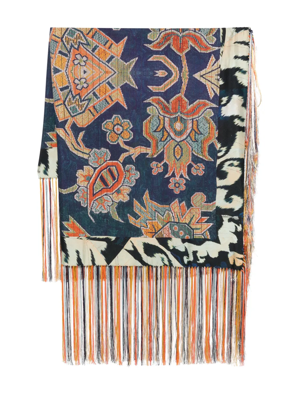 Шарф с бахромой Pierre-Louis Mascia, синий
Шарф с бахромой Pierre-Louis Mascia, синий