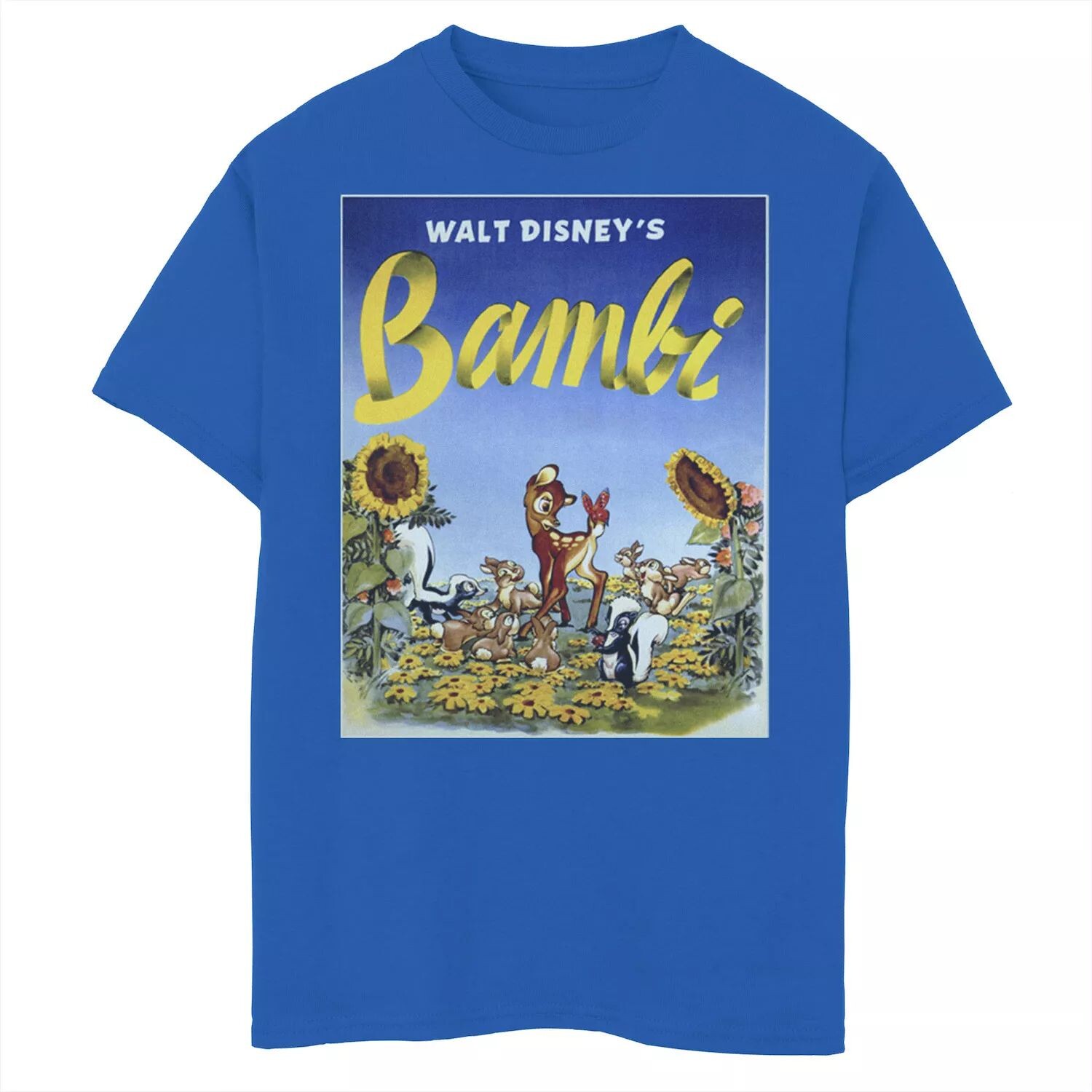 Футболка Disney's Bambi с изображением подсолнуха для мальчиков 8–20 лет Disney
Футболка Disney's Bambi с изображением подсолнуха для мальчиков 8–20 лет Disney