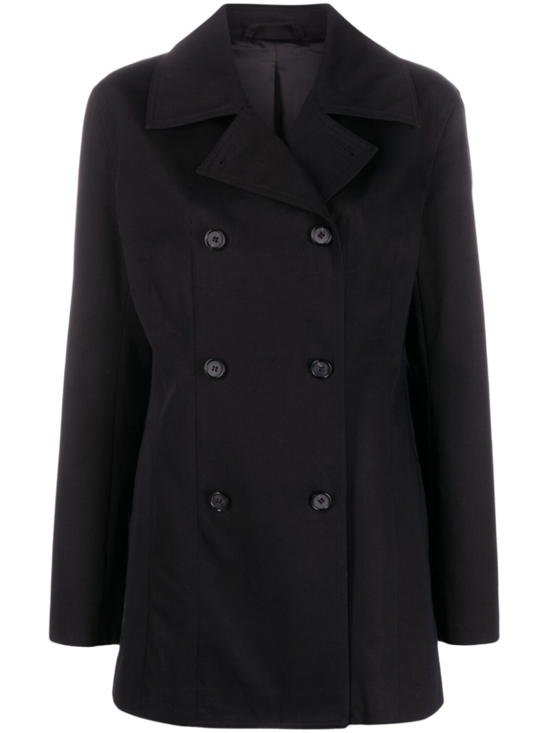 TOTEME двубортный пиджак из органического хлопка, черный
TOTEME двубортный пиджак из органического хлопка, черный