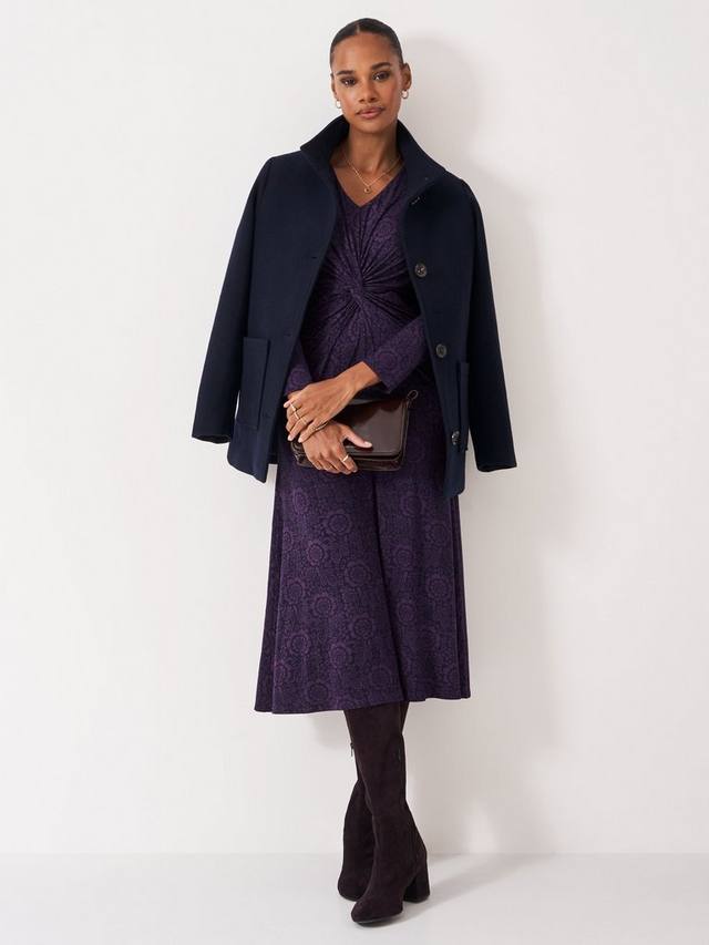 Платье Flora с цветочным принтом и запахом спереди Crew Clothing, Plum
Платье Flora с цветочным принтом и запахом спереди Crew Clothing, Plum