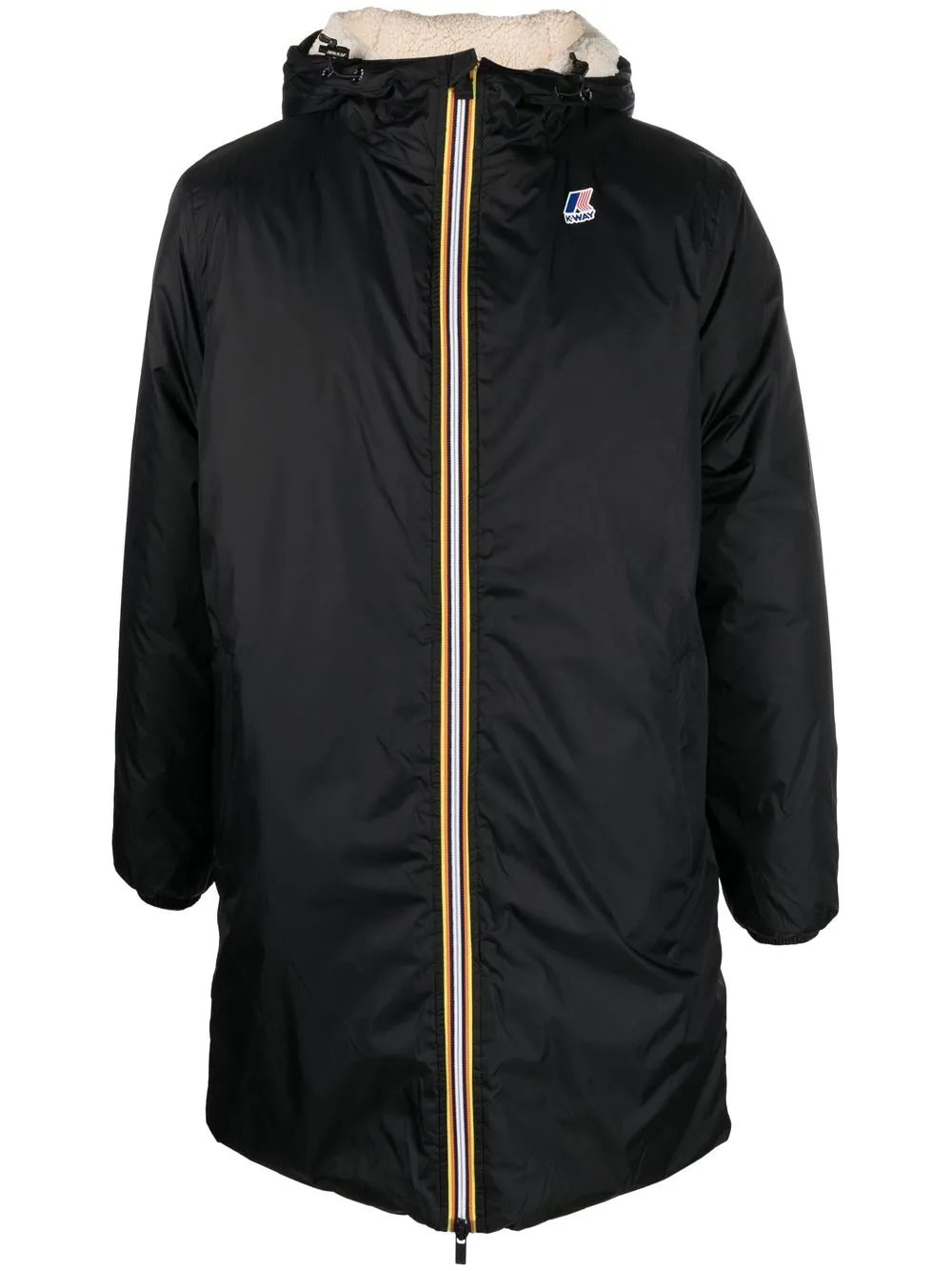 Парка с вышитым логотипом K-Way, черный
Парка с вышитым логотипом K-Way, черный