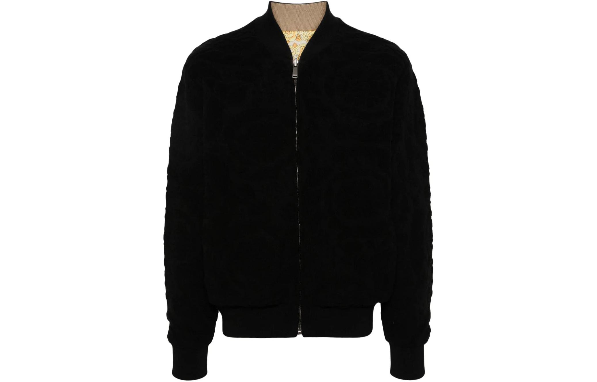 Барокко узор Реверсивная Бомбер VERSACE, Черный
Барокко узор Реверсивная Бомбер VERSACE, Черный