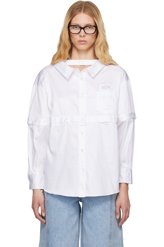 Рубашка с разорванными пуговицами Rokh, белый
Рубашка с разорванными пуговицами Rokh, белый