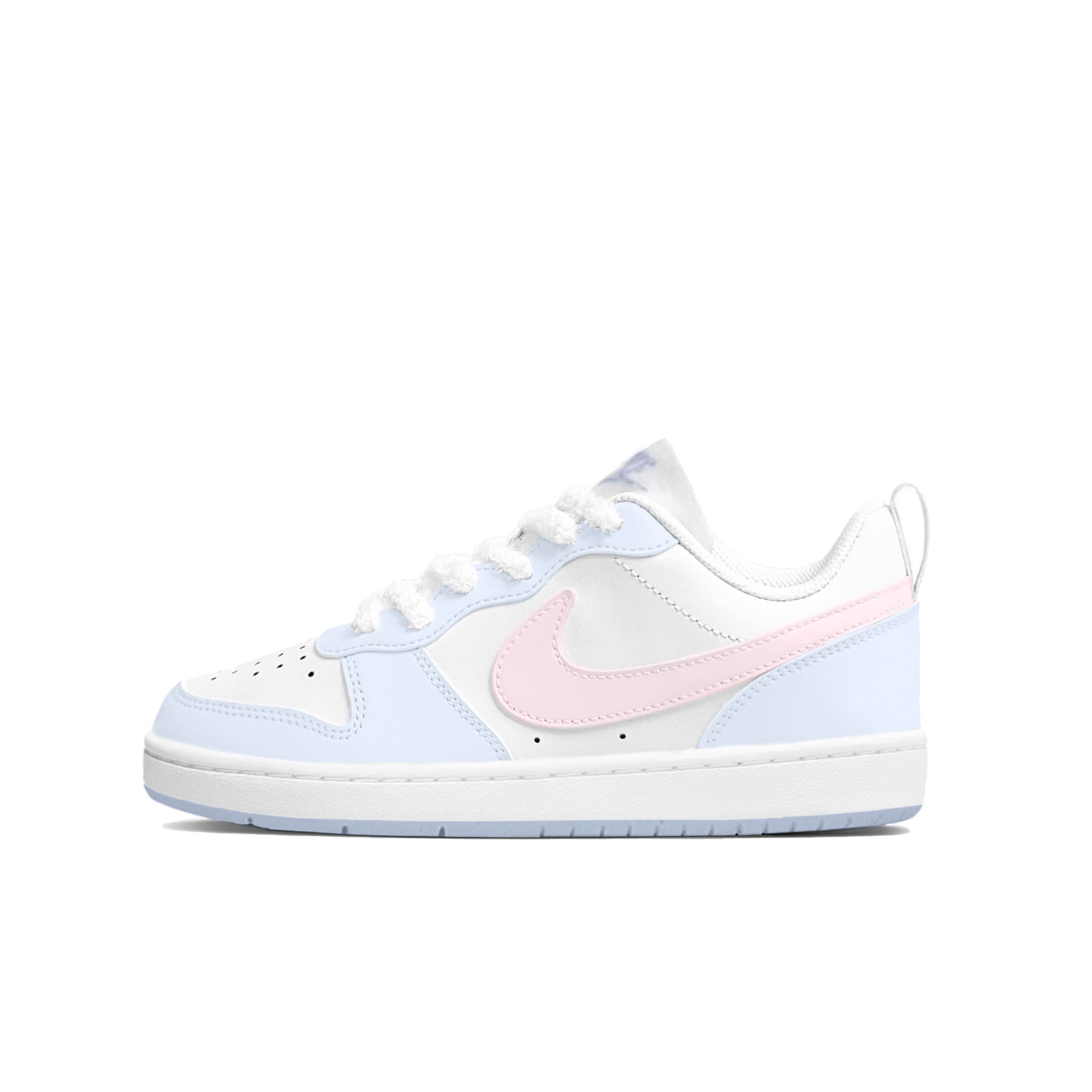 Кроссовки Court Borough Strawberry Sweetheart с нескользящей подошвой, износостойкие, для детей и подростков Nike, синий/розовый 
Кроссовки Court Borough Strawberry Sweetheart с нескользящей подошвой, износостойкие, для детей и подростков Nike, синий/розовый