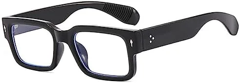 Солнцезащитные очки для женщин в винтажном стиле с цветовыми блоками, солнцезащитные очки для мужчин с заклепками, черные с прозрачными линзами MTZJH, Black Clear
Солнцезащитные очки для женщин в винтажном стиле с цветовыми блоками, солнцезащитные очки для мужчин с заклепками, черные с прозрачными линзами MTZJH, Black Clear