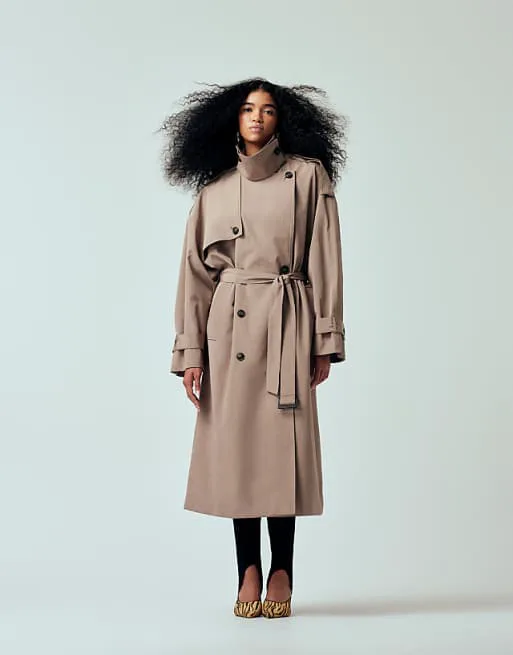 Большой тренч макси с поясом ASOS DESIGN
Большой тренч макси с поясом ASOS DESIGN