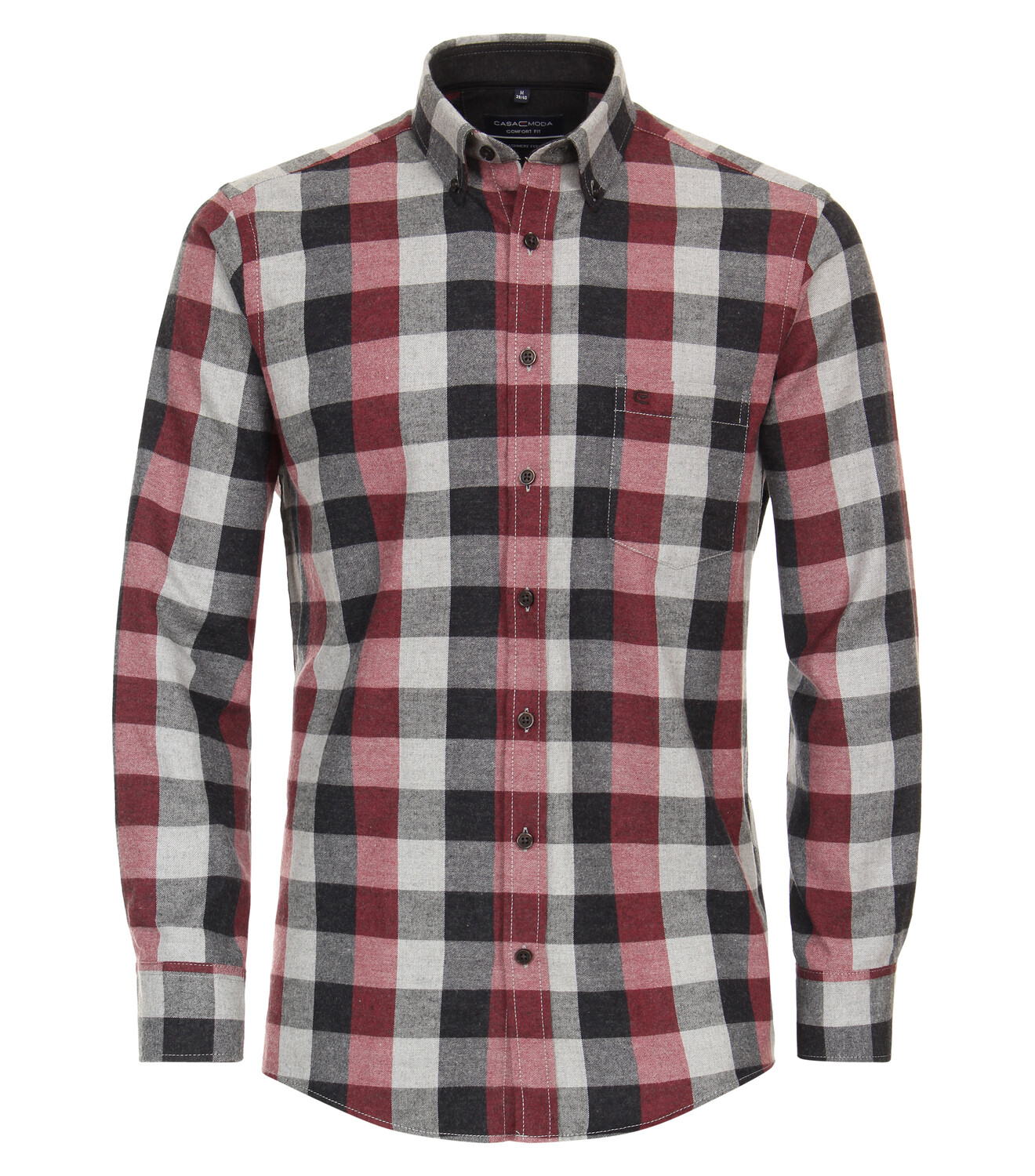 Рубашка CASAMODA Freizeit, темно красный
Рубашка CASAMODA Freizeit, темно красный