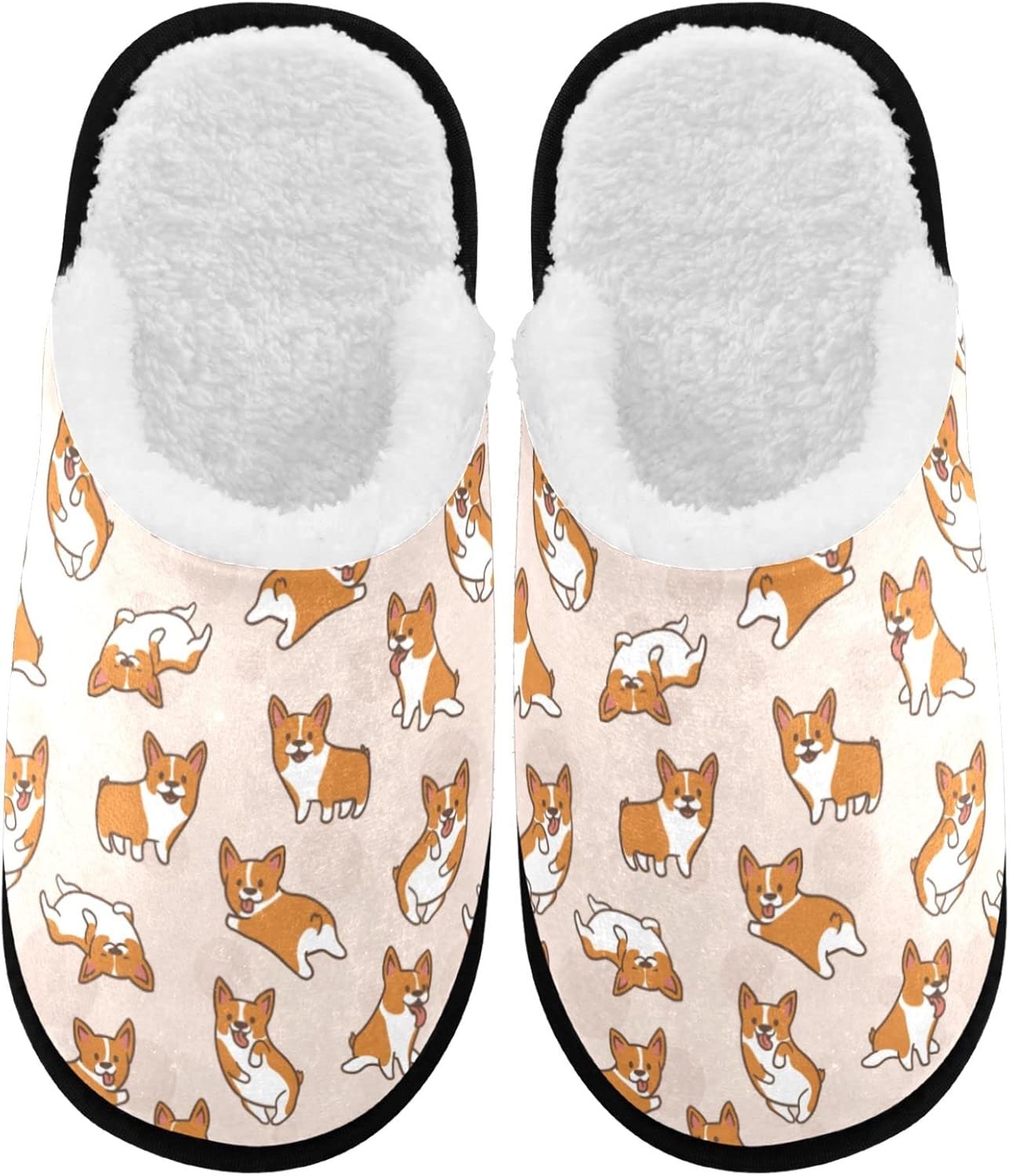 Тапочки visesunny для женщин и мужчин, зимние теплые домашние тапочки из хлопка с эффектом памяти, мягкие плюшевые флисовые домашние тапочки без шнурков для девочек, обувь для дома и улицы, Corgi Animal
Тапочки visesunny для женщин и мужчин, зимние теплые домашние тапочки из хлопка с эффектом памяти, мягкие плюшевые флисовые домашние тапочки без шнурков для девочек, обувь для дома и улицы, Corgi Animal