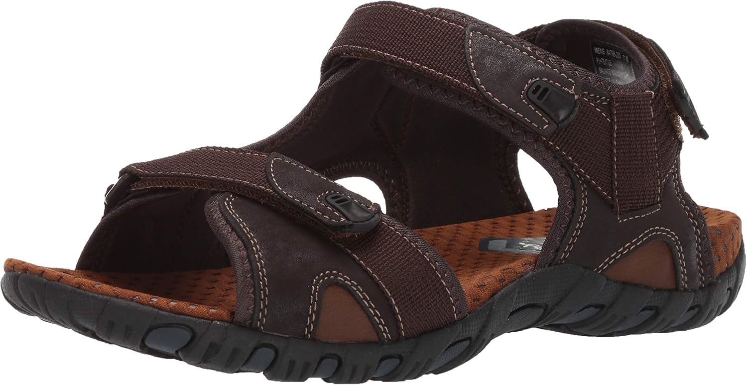 Мужские сандалии Nunn Bush Rio Bravo с тремя ремешками для активного отдыха на улице с застежкой-липучкой, коричневый
Мужские сандалии Nunn Bush Rio Bravo с тремя ремешками для активного отдыха на улице с застежкой-липучкой, коричневый