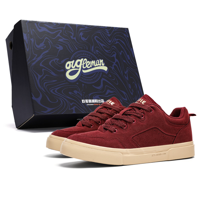 OUGLEMEN Весенняя коллекция Red Snake Welcoming, низкие кроссовки для скейтбординга, мужская коробка
OUGLEMEN Весенняя коллекция Red Snake Welcoming, низкие кроссовки для скейтбординга, мужская коробка