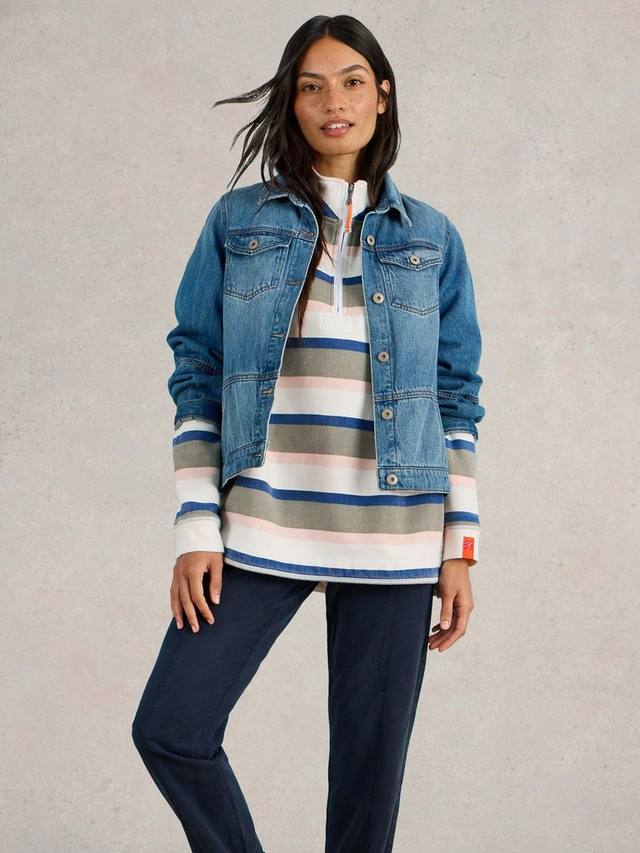 Свитшот с молнией наполовину White Stuff, Green/Multi
Свитшот с молнией наполовину White Stuff, Green/Multi