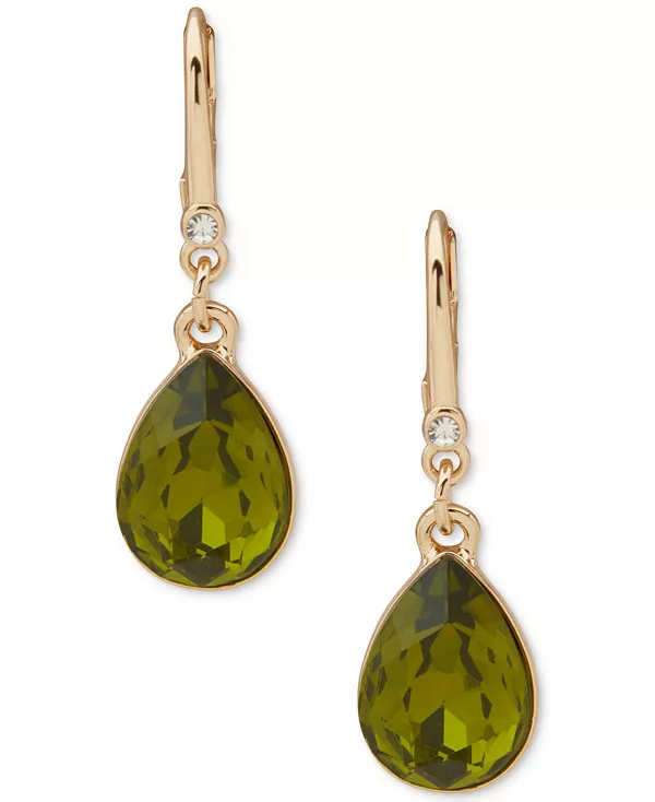 Серьги-Капли с ограненными камнями золотистого оттенка Dkny, green
Серьги-Капли с ограненными камнями золотистого оттенка Dkny, green