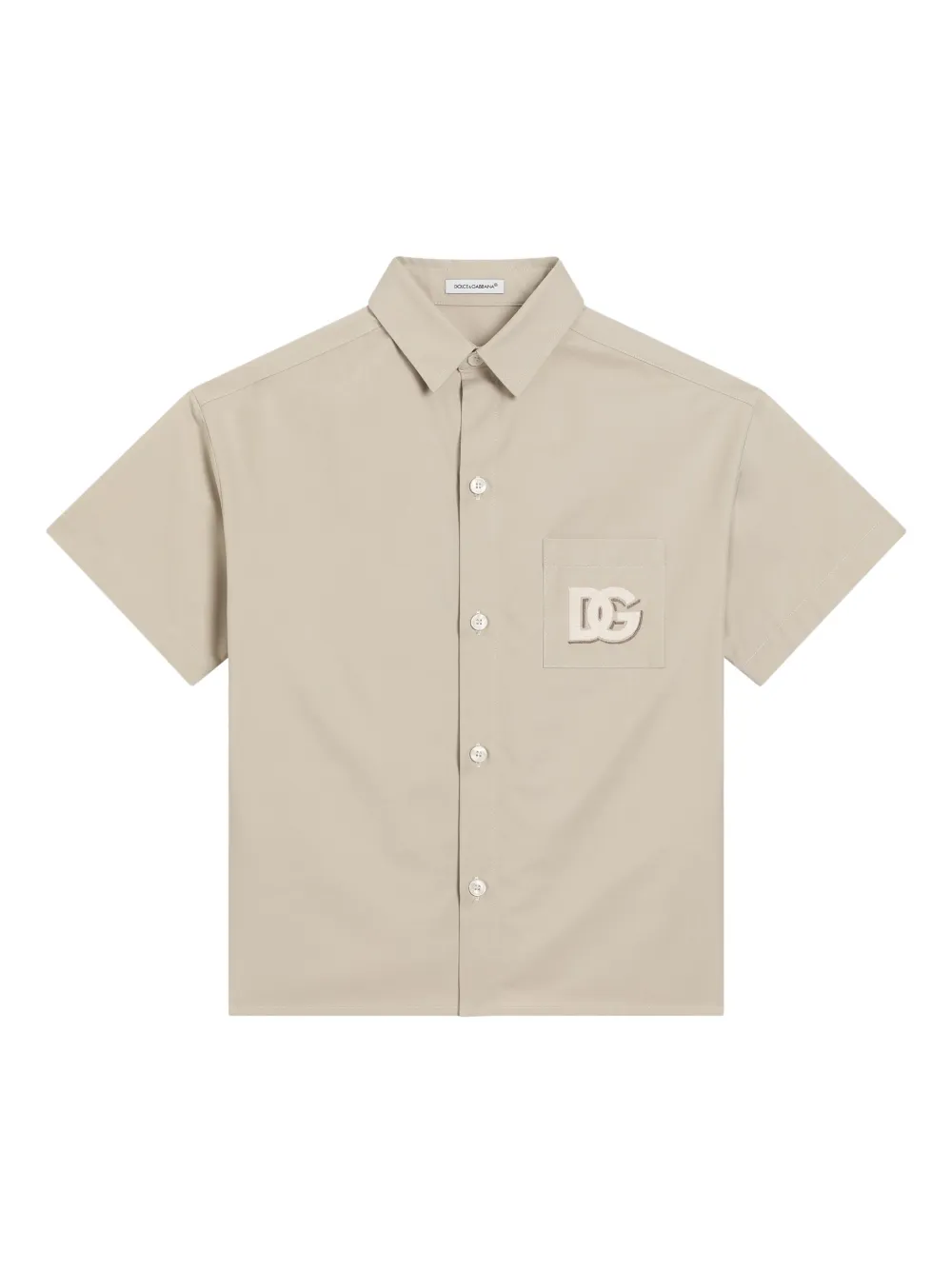 Рубашка с вышивкой Dolce & Gabbana Kids, нейтральный
Рубашка с вышивкой Dolce & Gabbana Kids, нейтральный