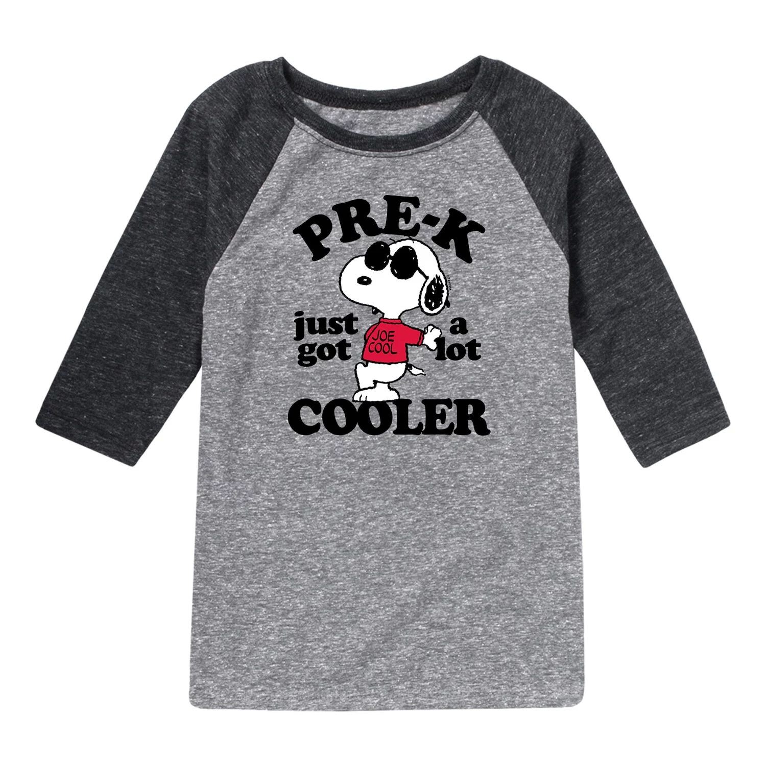 Футболка Peanuts "Pre-K Got Cooler" для мальчиков 8–20 лет с рисунком реглан Licensed Character
Футболка Peanuts "Pre-K Got Cooler" для мальчиков 8–20 лет с рисунком реглан Licensed Character