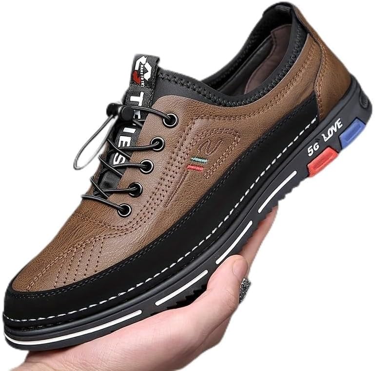 Мужские кроссовки из искусственной кожи без шнурков - повседневная обувь для прогулок - удобные и легко чистятся Hhhchpm, светло-коричневый
Мужские кроссовки из искусственной кожи без шнурков - повседневная обувь для прогулок - удобные и легко чистятся Hhhchpm, светло-коричневый