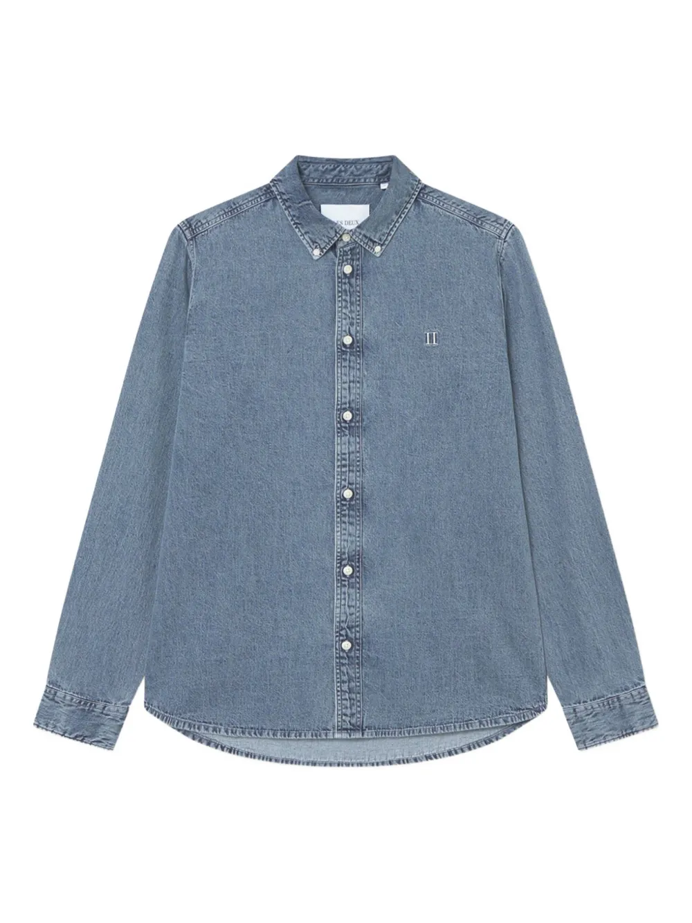Вышитая джинсовая рубашка Les Deux, синий
Вышитая джинсовая рубашка Les Deux, синий