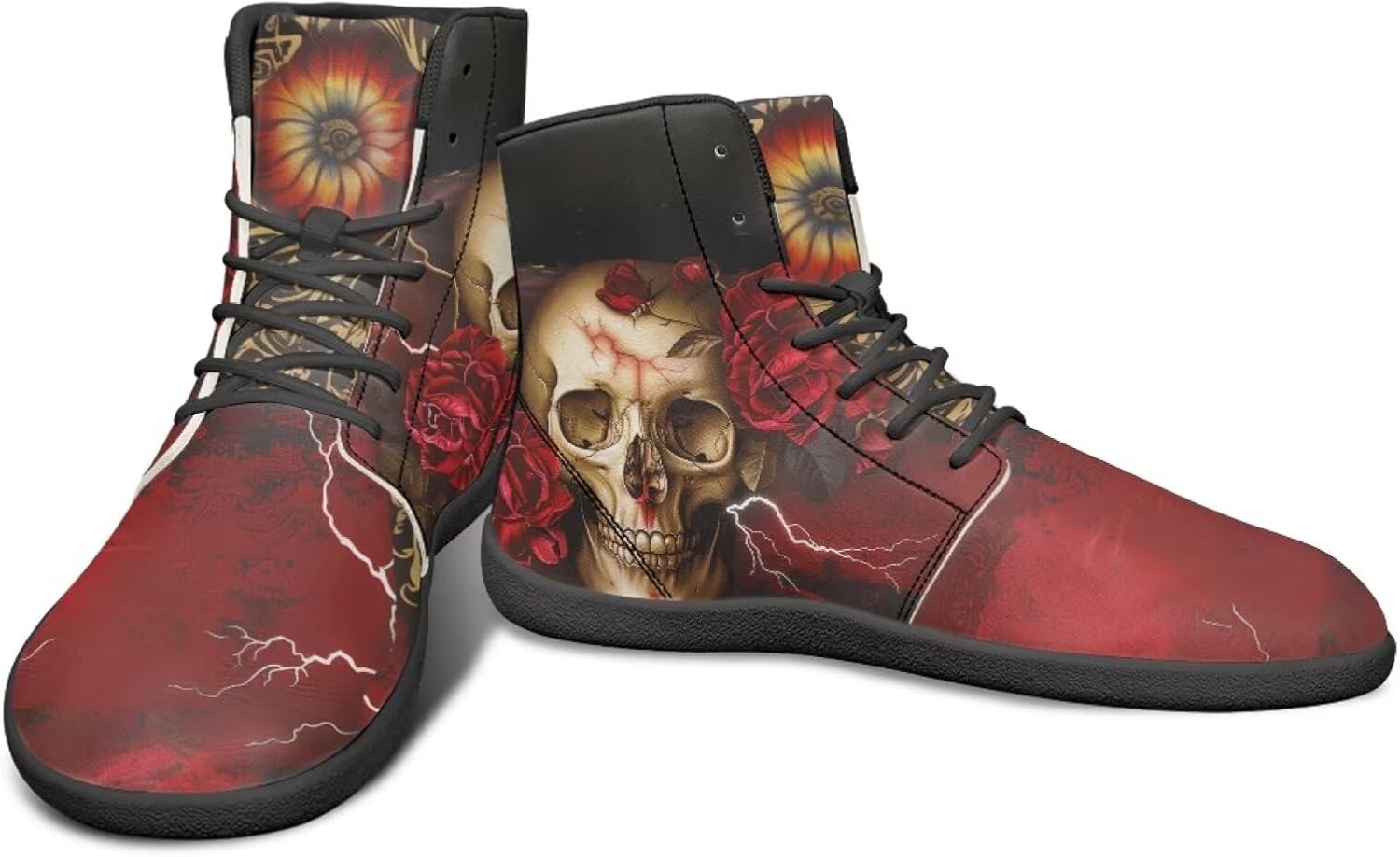 Кроссовки JoyLamoria Skull Platform, повседневные высокие кроссовки на шнуровке, хип-хоп готические кожаные туфли, черные
Кроссовки JoyLamoria Skull Platform, повседневные высокие кроссовки на шнуровке, хип-хоп готические кожаные туфли, черные