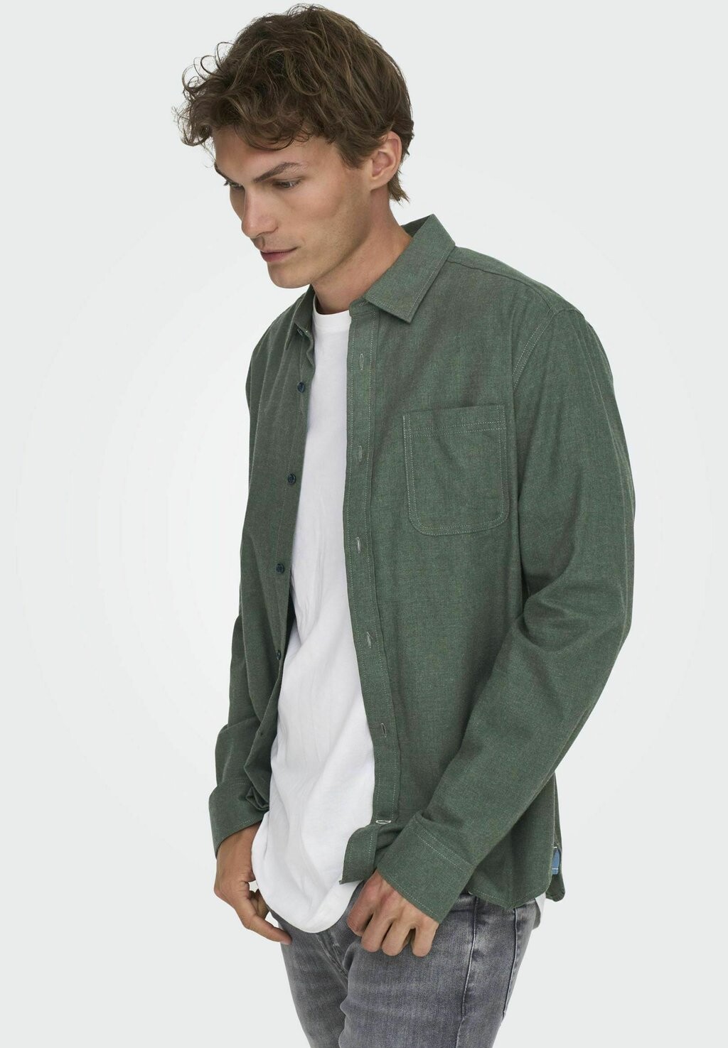 Рубашка NORMAL GESCHNITTEN KRAGEN Only & Sons, светло-зеленый
Рубашка NORMAL GESCHNITTEN KRAGEN Only & Sons, светло-зеленый