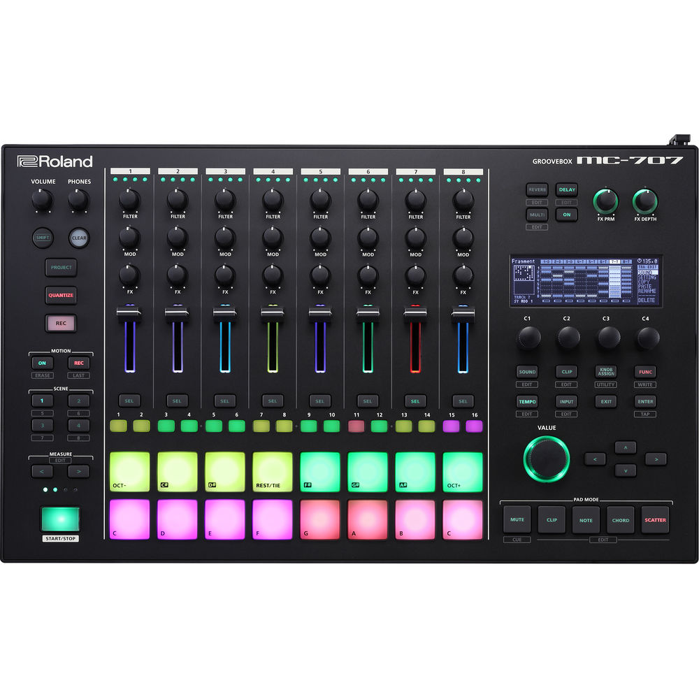 Синтезатор Roland MC-707 GROOVEBOX MC-707
Синтезатор Roland MC-707 GROOVEBOX MC-707