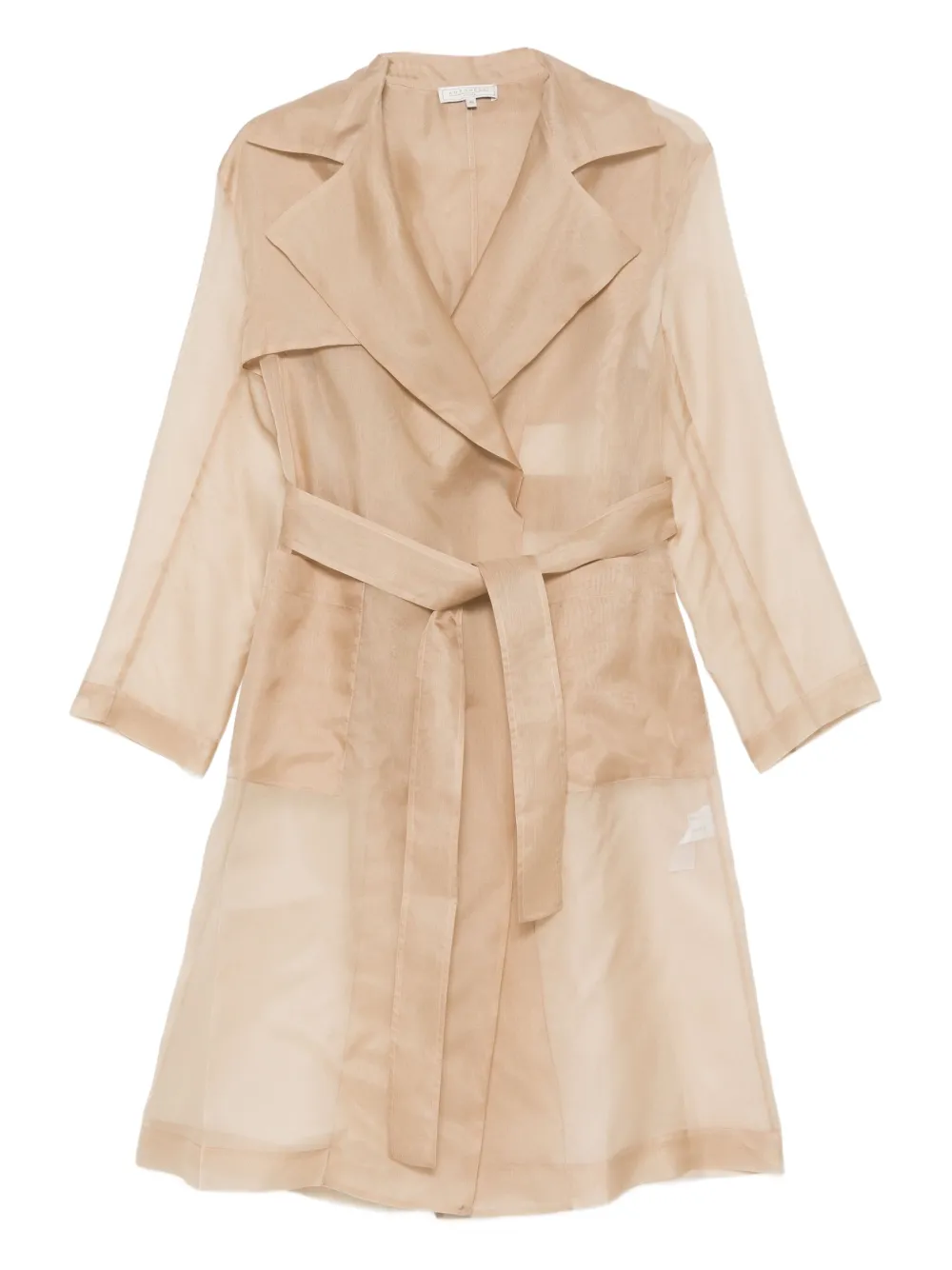 Прозрачный тренч с поясом Antonelli, коричневый
Прозрачный тренч с поясом Antonelli, коричневый