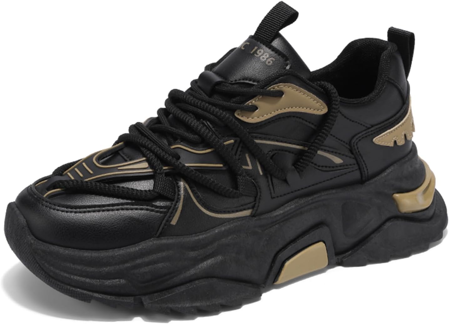 Мужские повседневные спортивные кроссовки для тенниса, бега и ходьбы, нескользящие массивные модные кроссовки для мужчин Spwagym, черный
Мужские повседневные спортивные кроссовки для тенниса, бега и ходьбы, нескользящие массивные модные кроссовки для мужчин Spwagym, черный