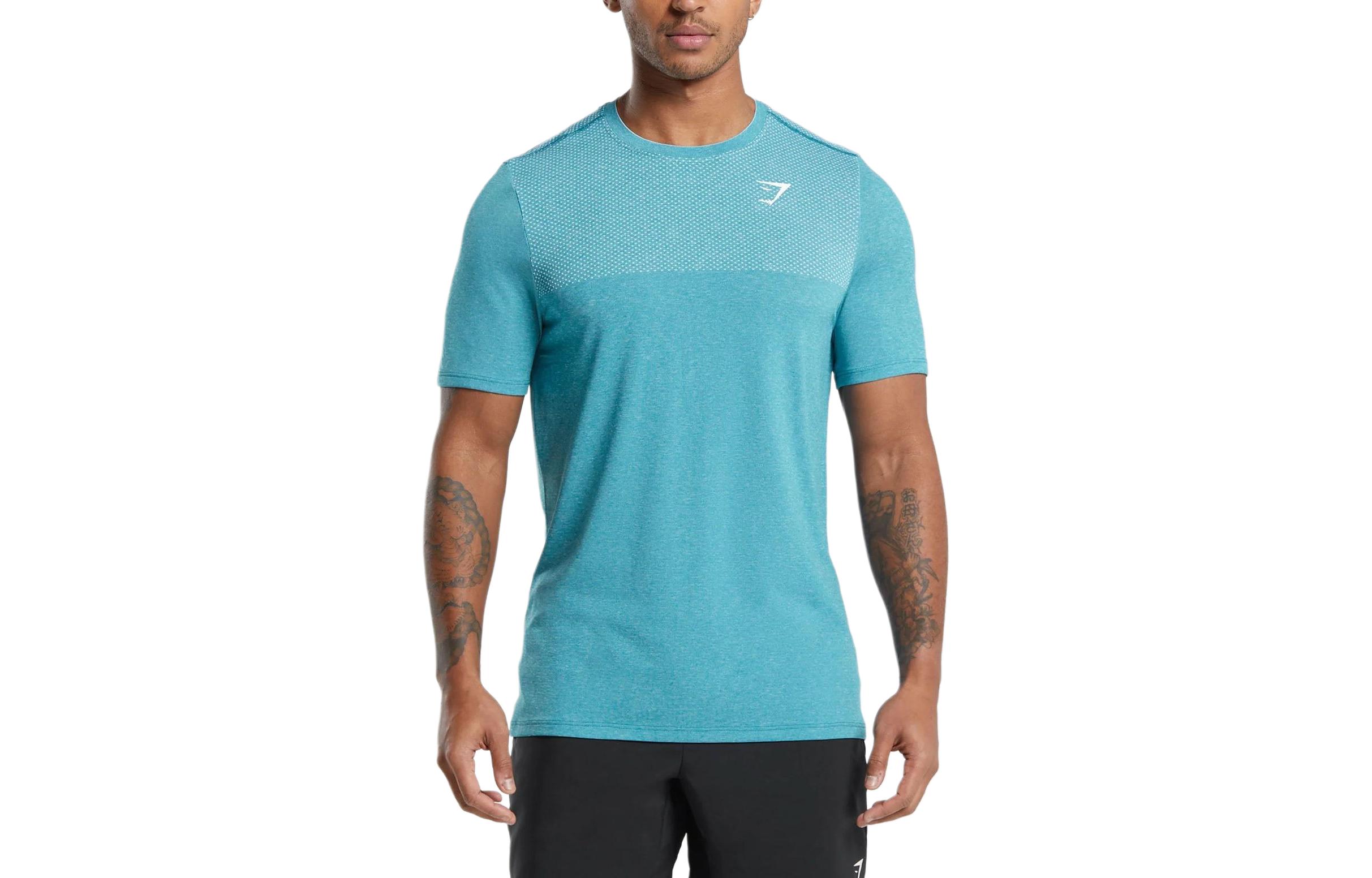 Футболка мужская искусственный голубой/белый глиняный известняк GYMSHARK, искусственный голубой мергель
Футболка мужская искусственный голубой/белый глиняный известняк GYMSHARK, искусственный голубой мергель